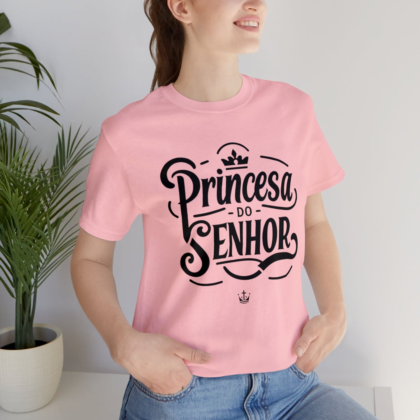 Camiseta Estampa Preta - Princesa do Senhor