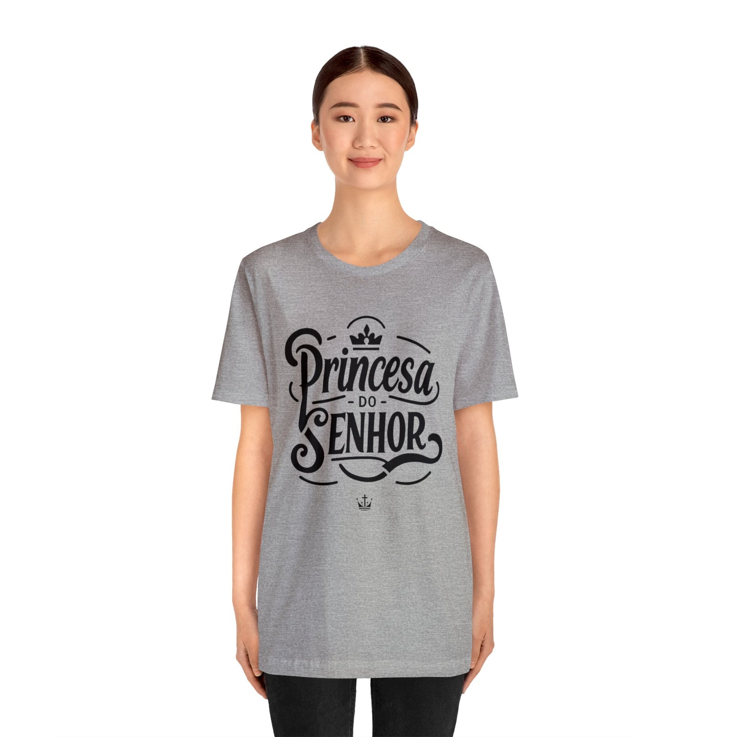 Camiseta Estampa Preta - Princesa do Senhor