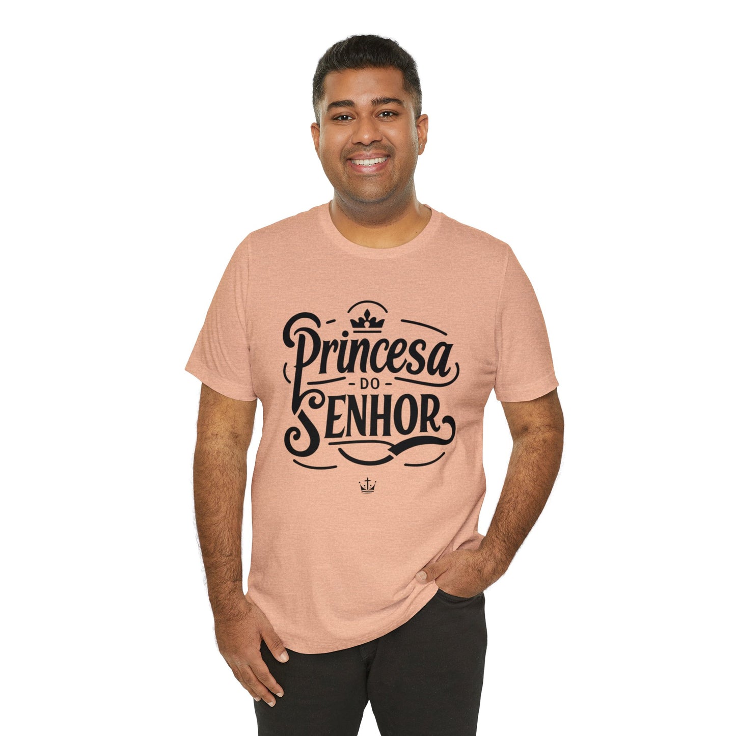 Camiseta Estampa Preta - Princesa do Senhor