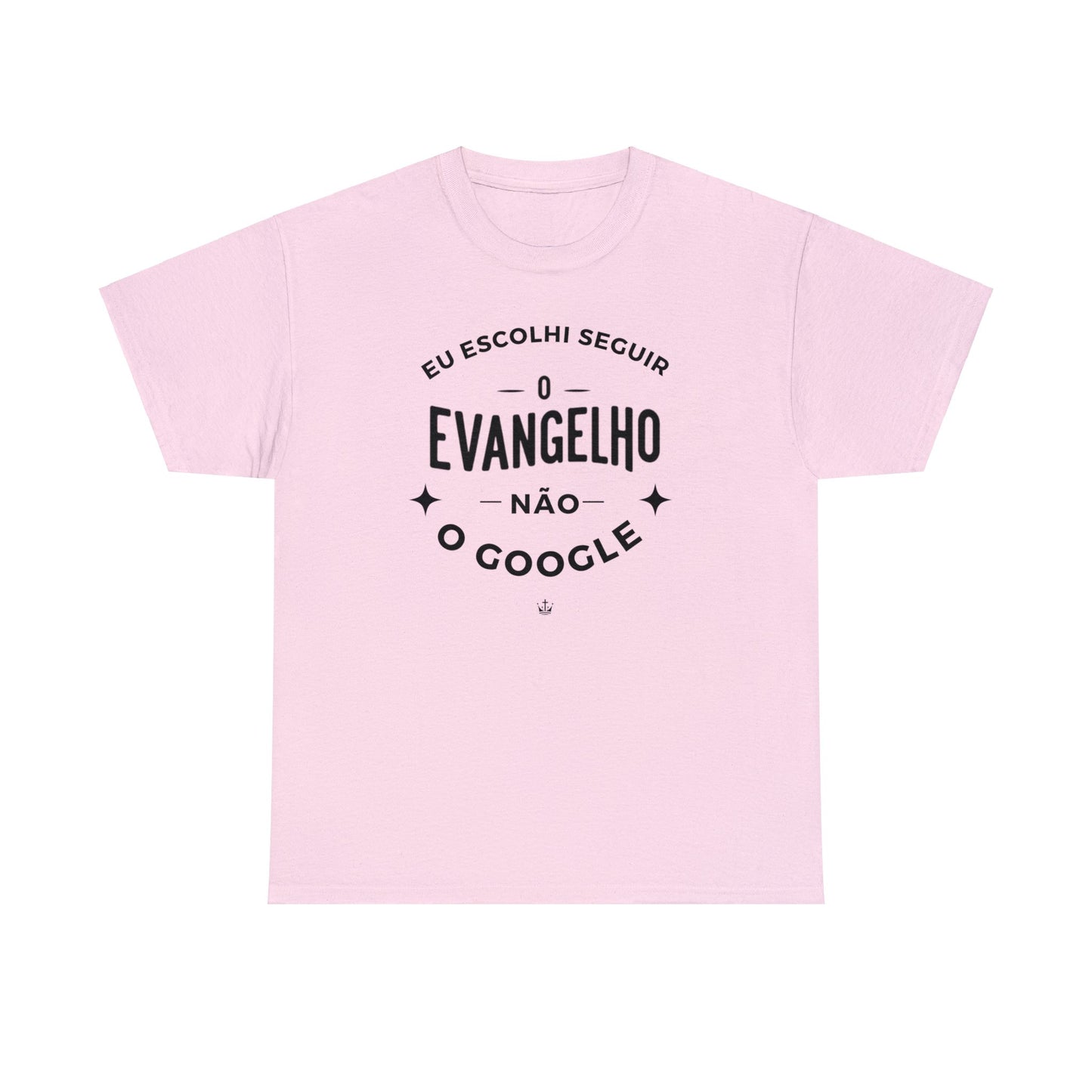 Camiseta Unissex Estampa Preta - Eu Resolvi Seguir O Evangelho