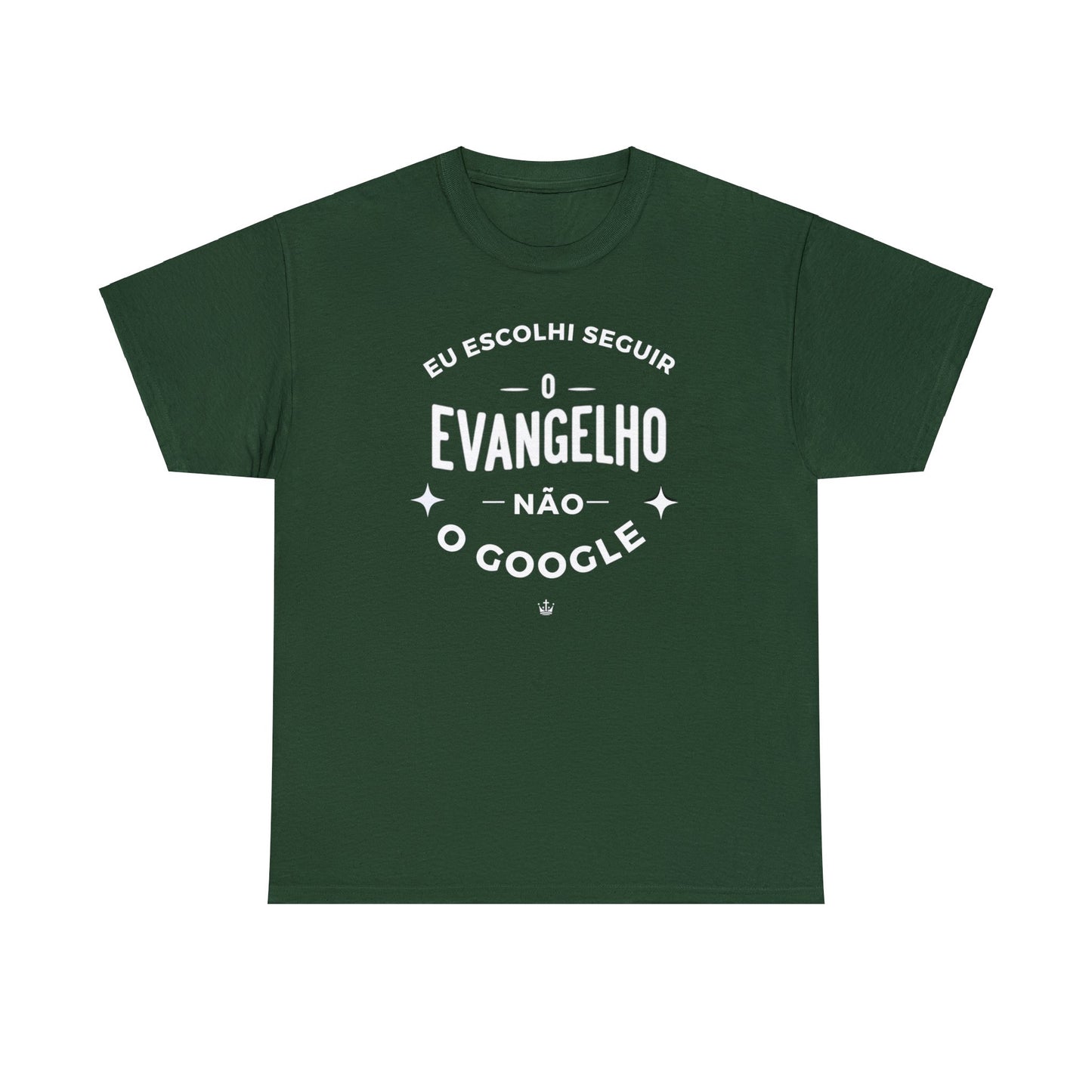 Camiseta Unissex Estampa Branca - Eu Resolvi Seguir O Evangelho