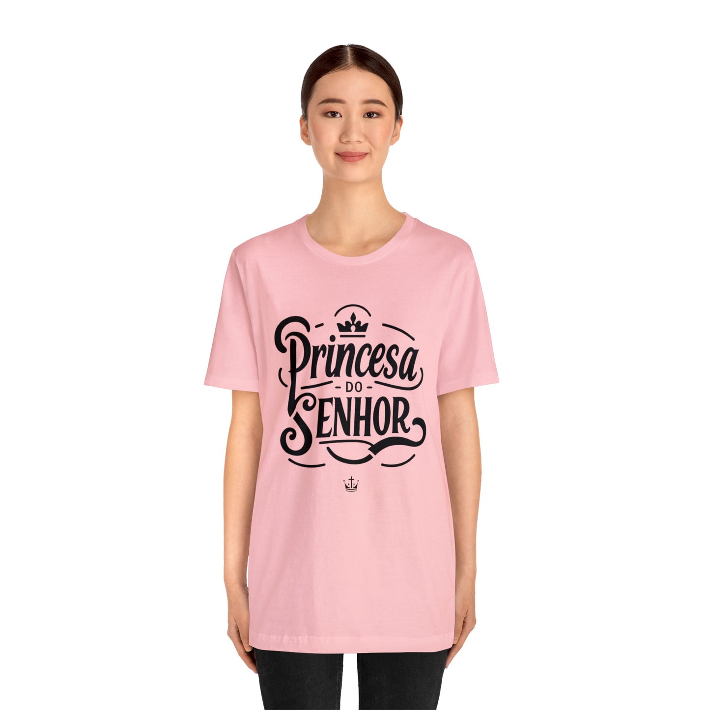 Camiseta Estampa Preta - Princesa do Senhor