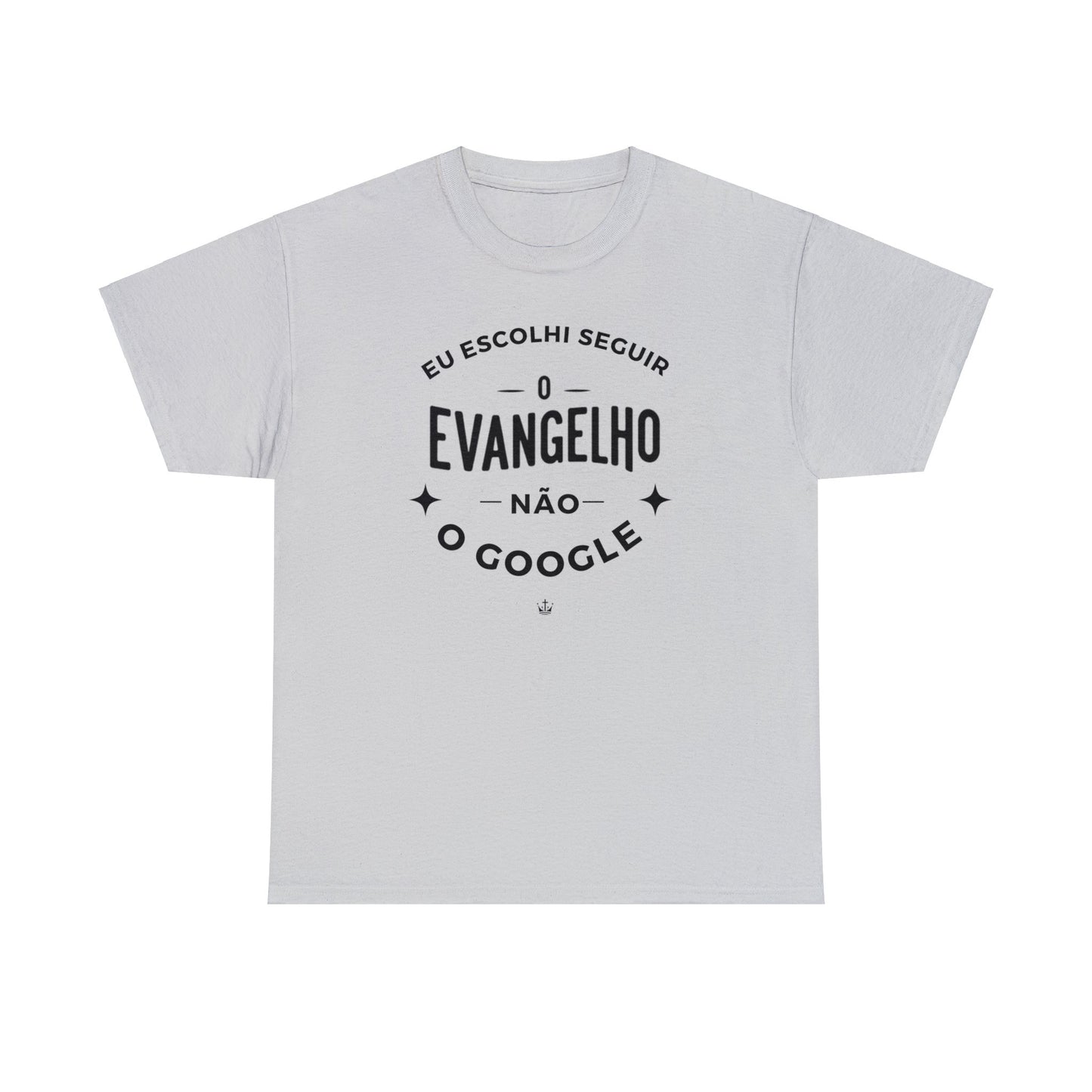 Camiseta Unissex Estampa Preta - Eu Resolvi Seguir O Evangelho