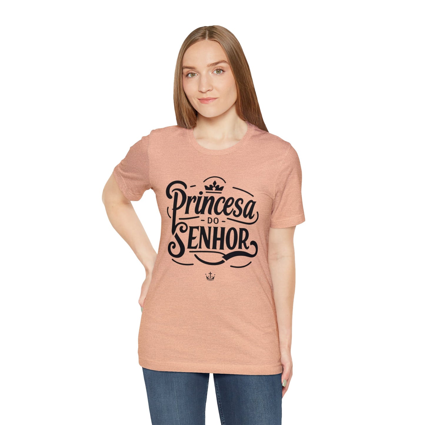 Camiseta Estampa Preta - Princesa do Senhor