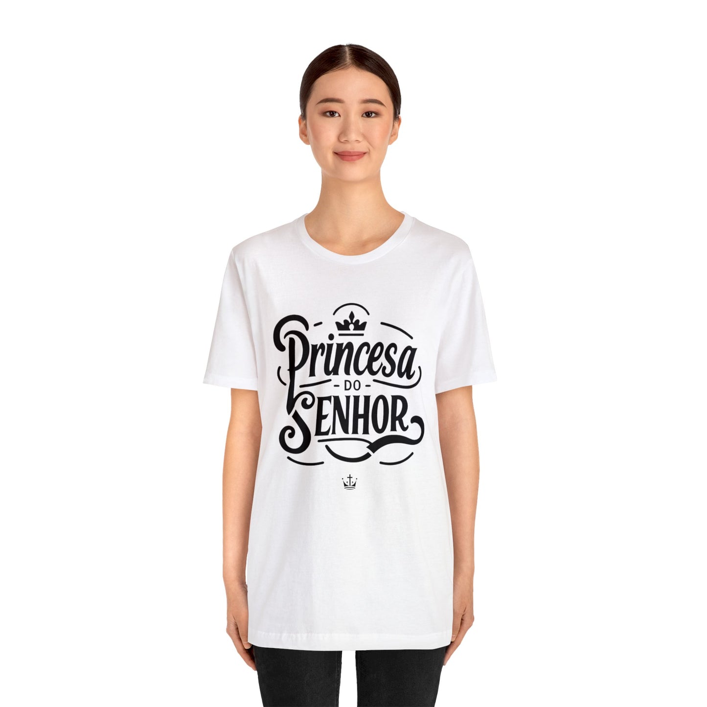 Camiseta Estampa Preta - Princesa do Senhor