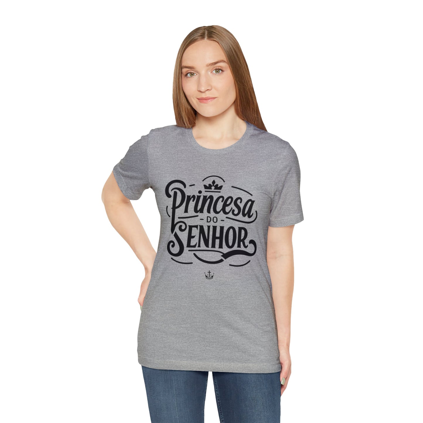 Camiseta Estampa Preta - Princesa do Senhor