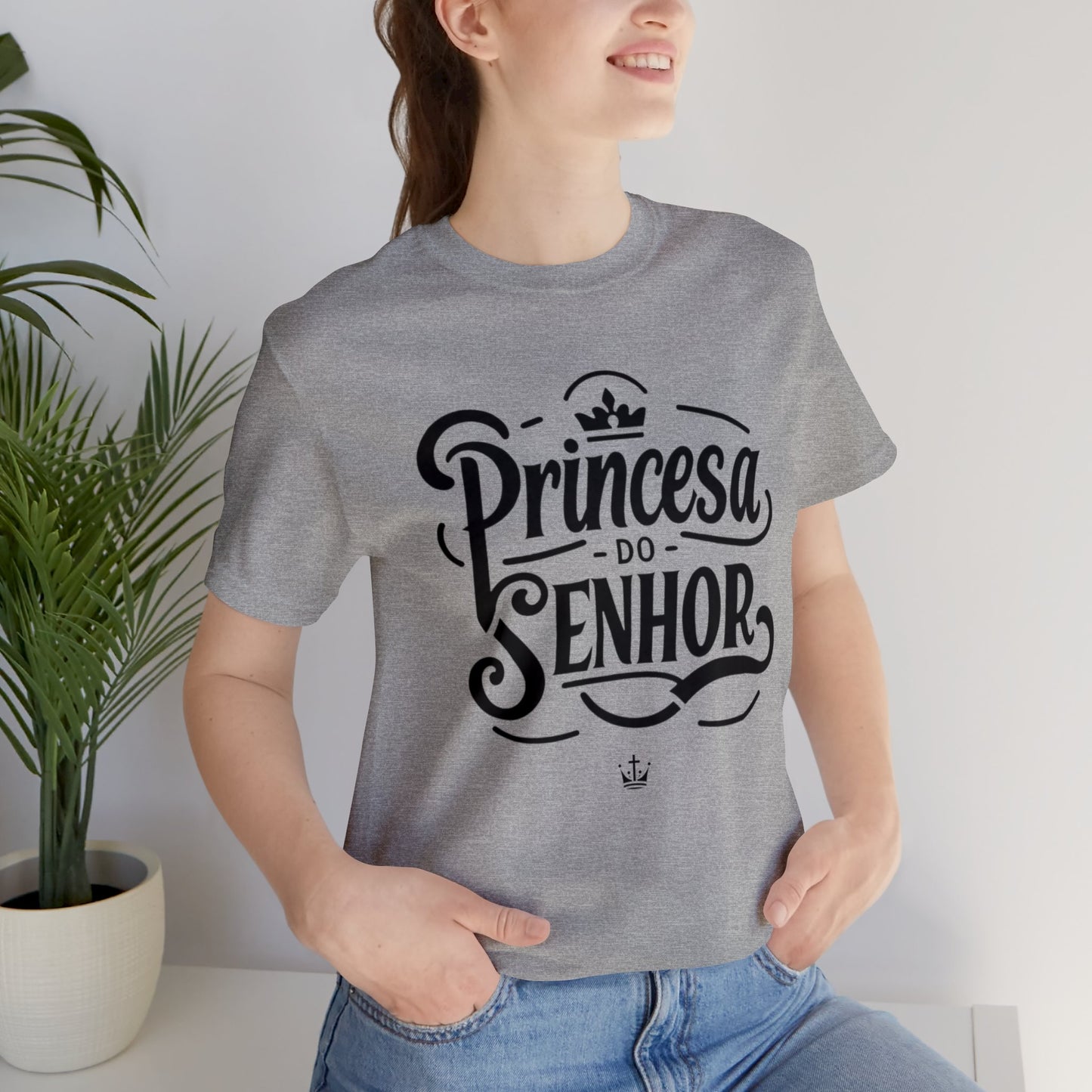 Camiseta Estampa Preta - Princesa do Senhor