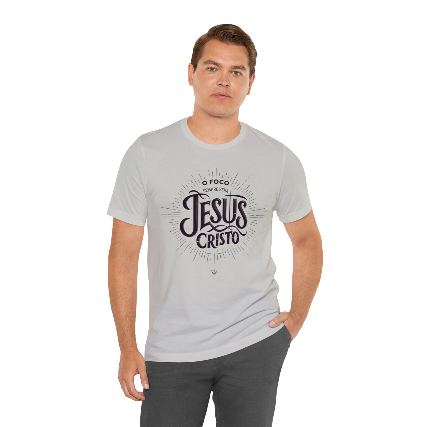 Camiseta Unissex - O Foco Sempre Será Jesus