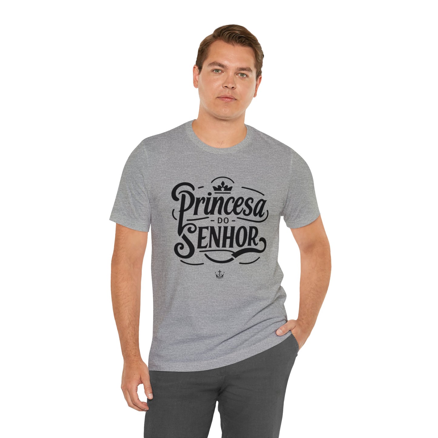 Camiseta Estampa Preta - Princesa do Senhor