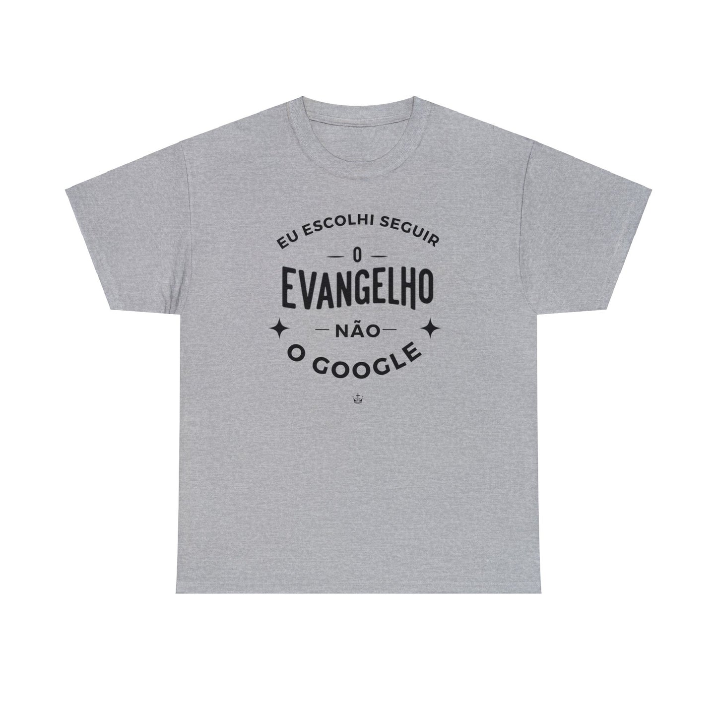 Camiseta Unissex Estampa Preta - Eu Resolvi Seguir O Evangelho