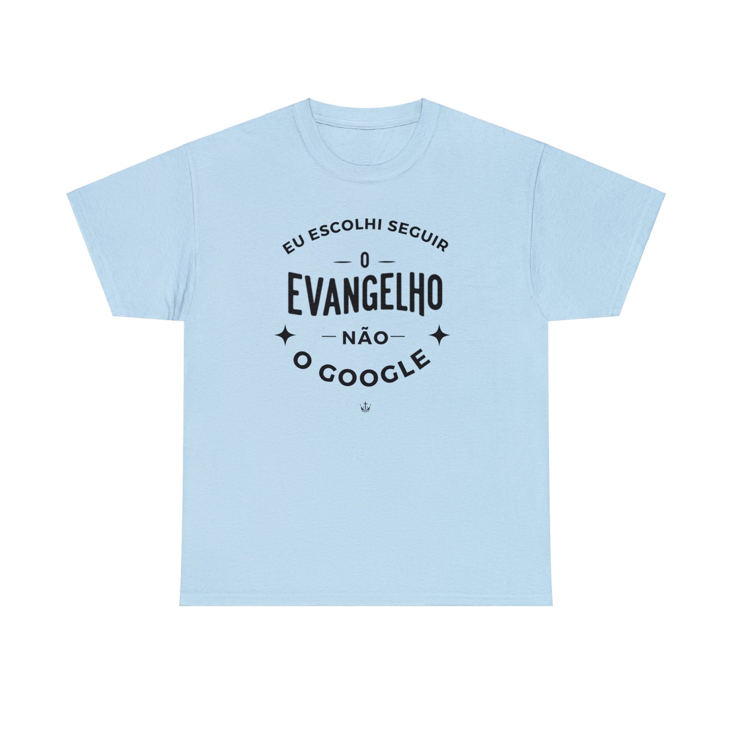 Camiseta Unissex Estampa Preta - Eu Resolvi Seguir O Evangelho