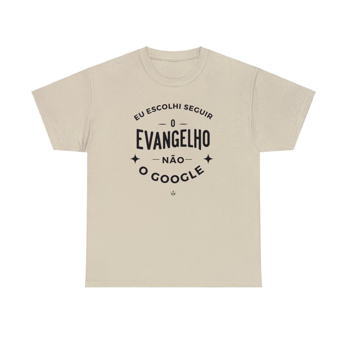 Camiseta Unissex Estampa Preta - Eu Resolvi Seguir O Evangelho