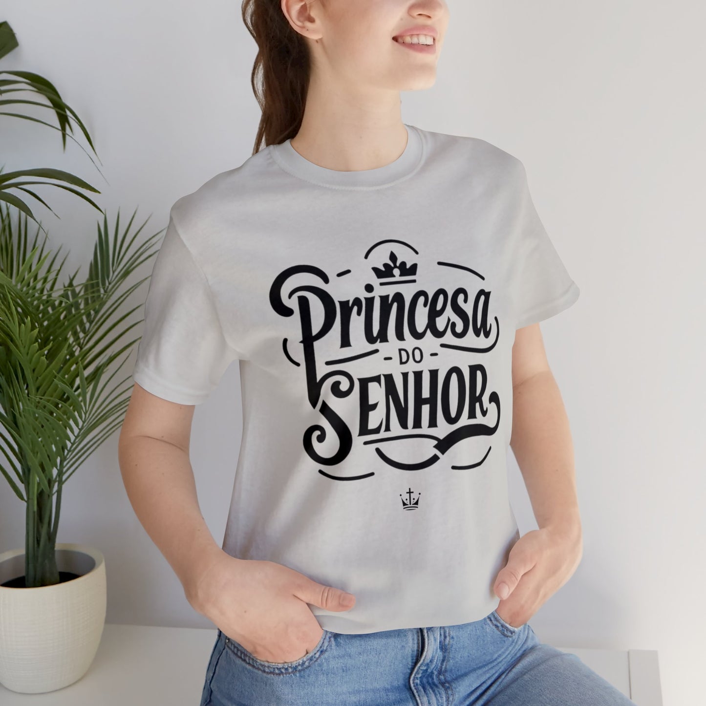 Camiseta Estampa Preta - Princesa do Senhor