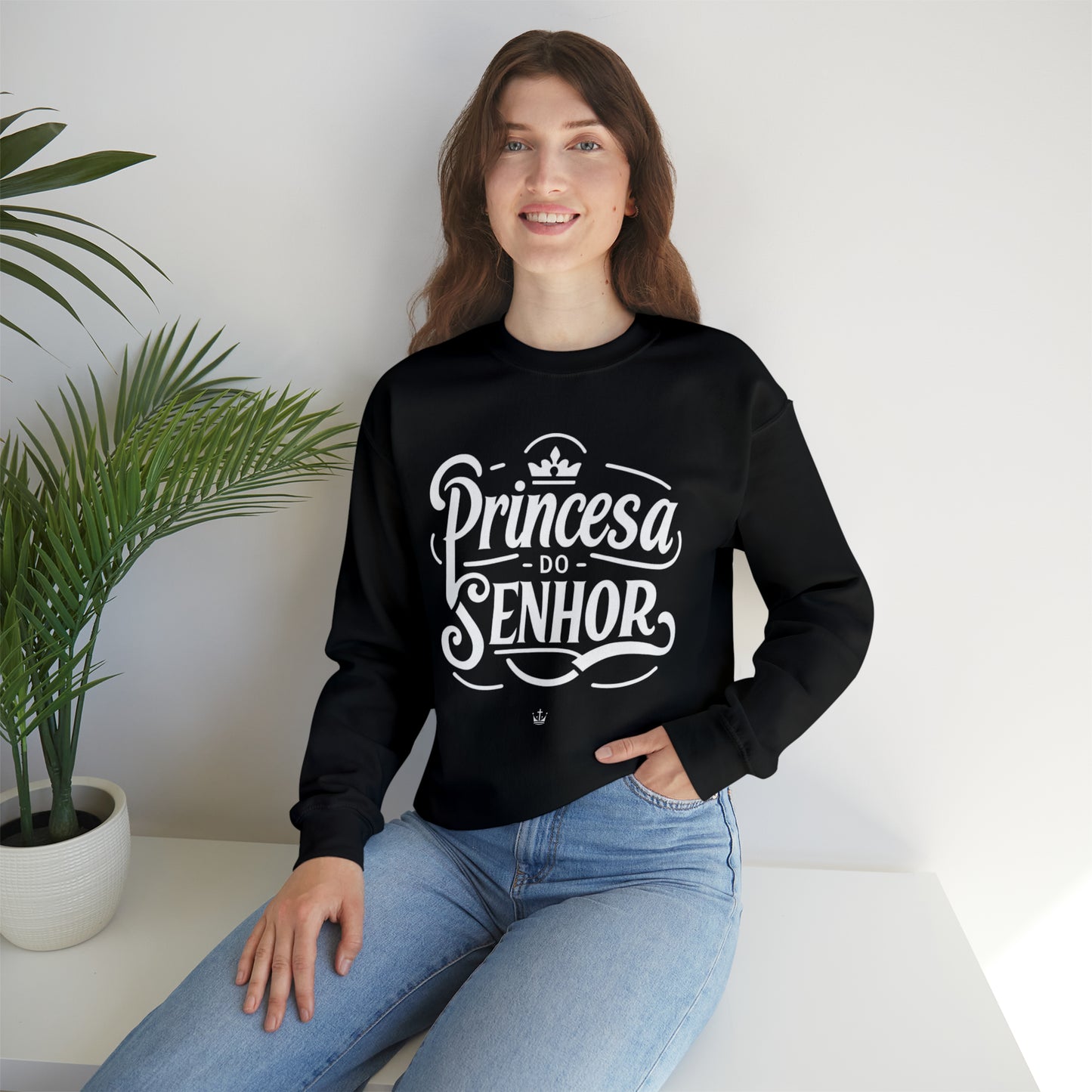 Suéter Estampa Branca - Princesa do Senhor