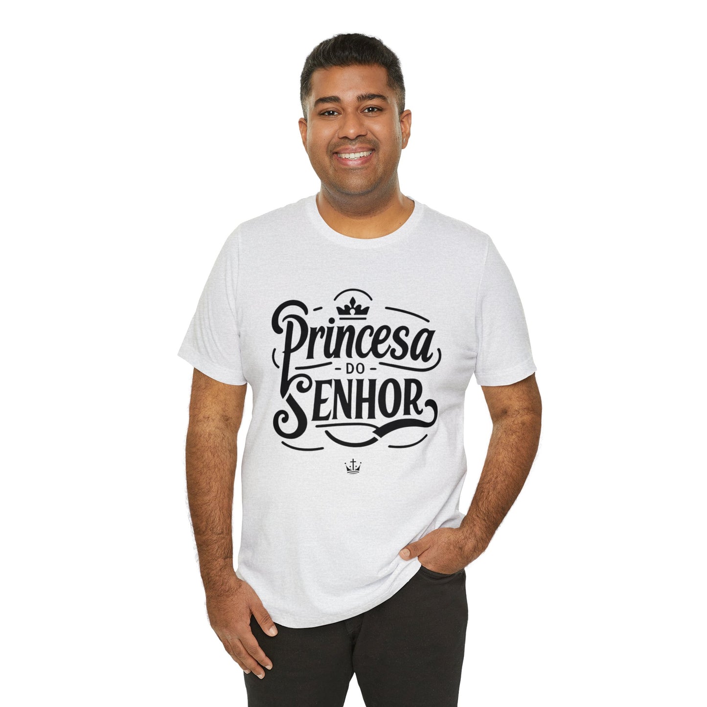 Camiseta Estampa Preta - Princesa do Senhor