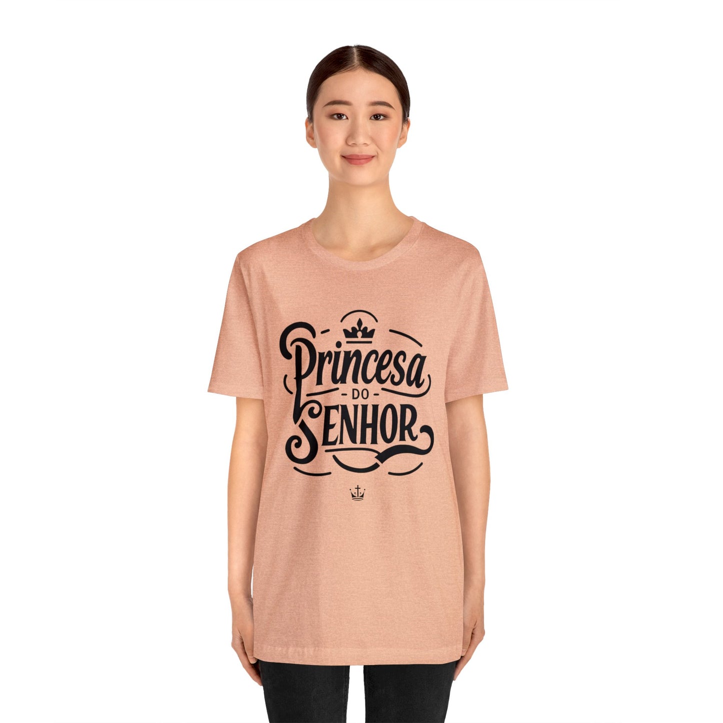 Camiseta Estampa Preta - Princesa do Senhor