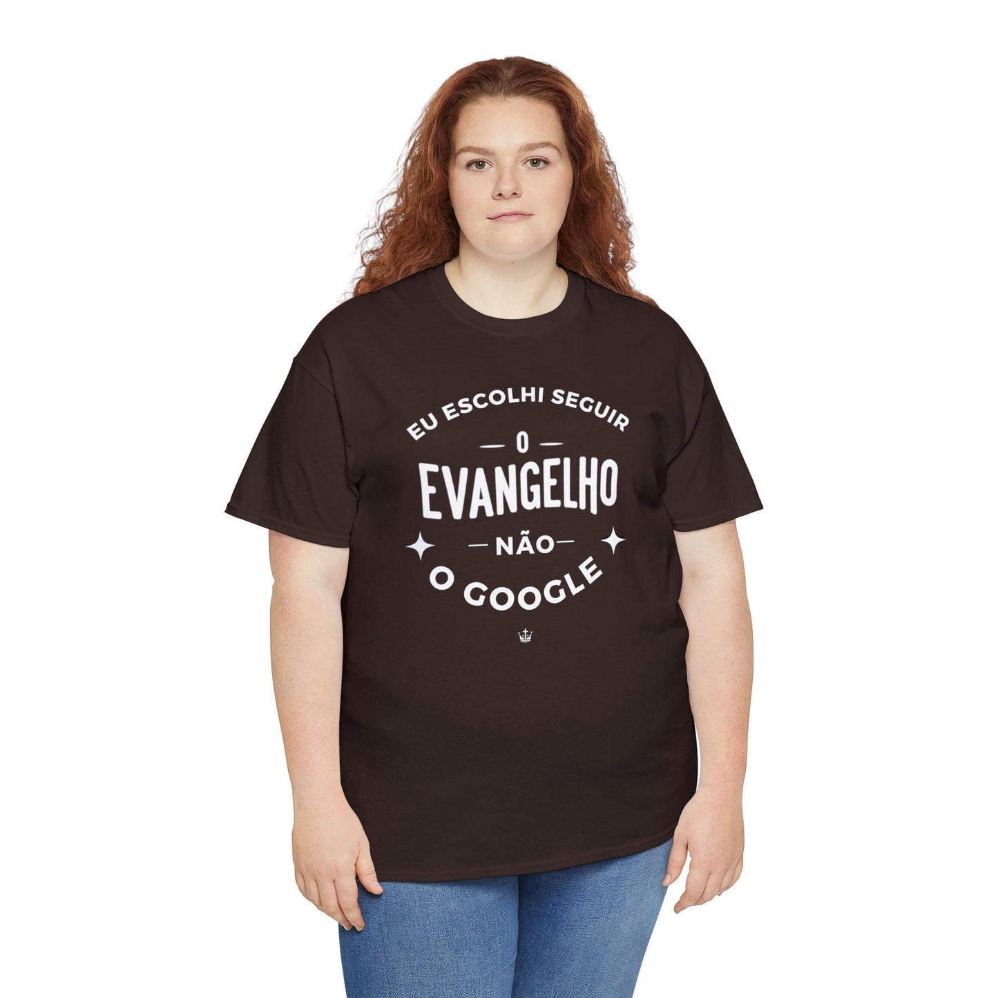 Camiseta Unissex Estampa Branca - Eu Resolvi Seguir O Evangelho