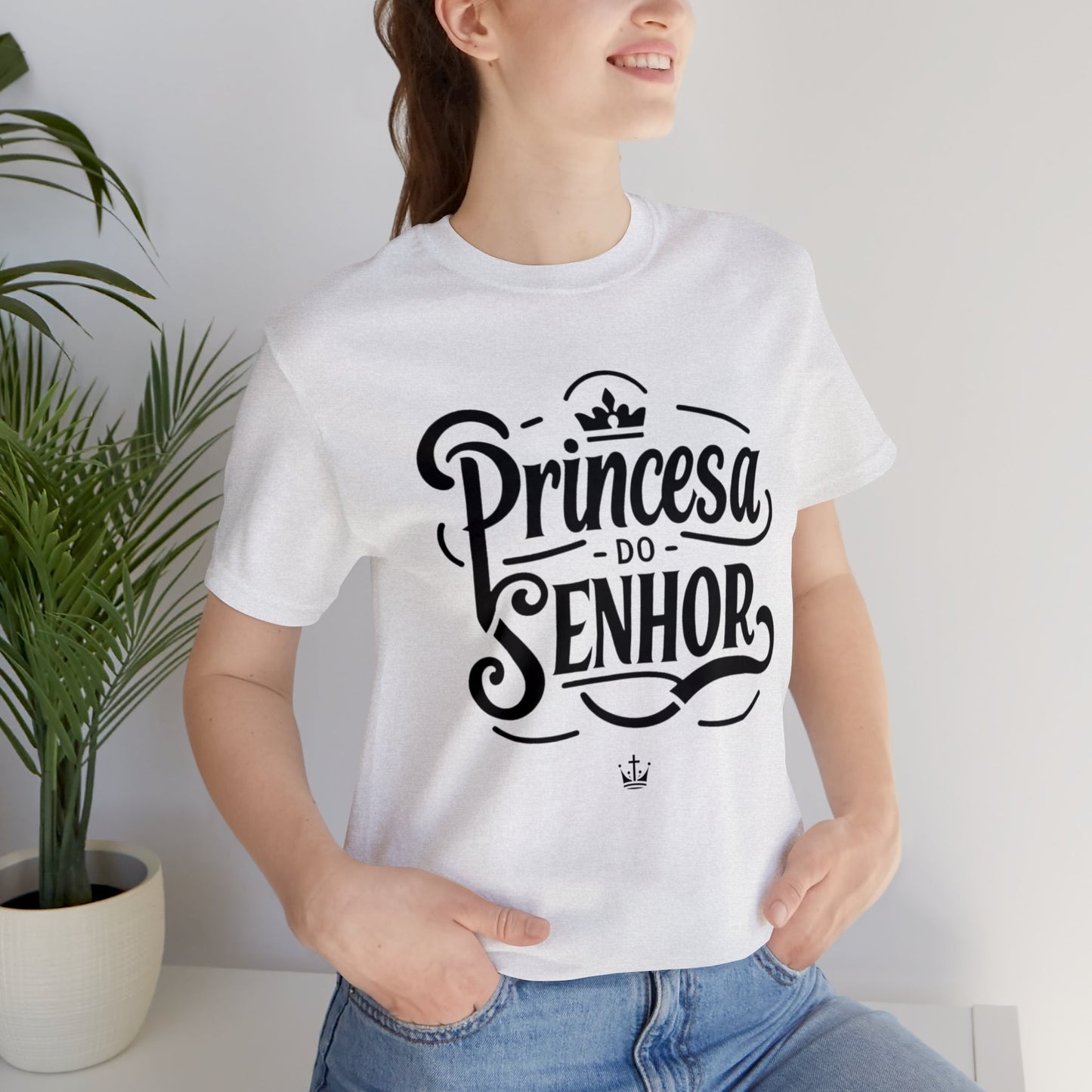 Camiseta Estampa Preta - Princesa do Senhor