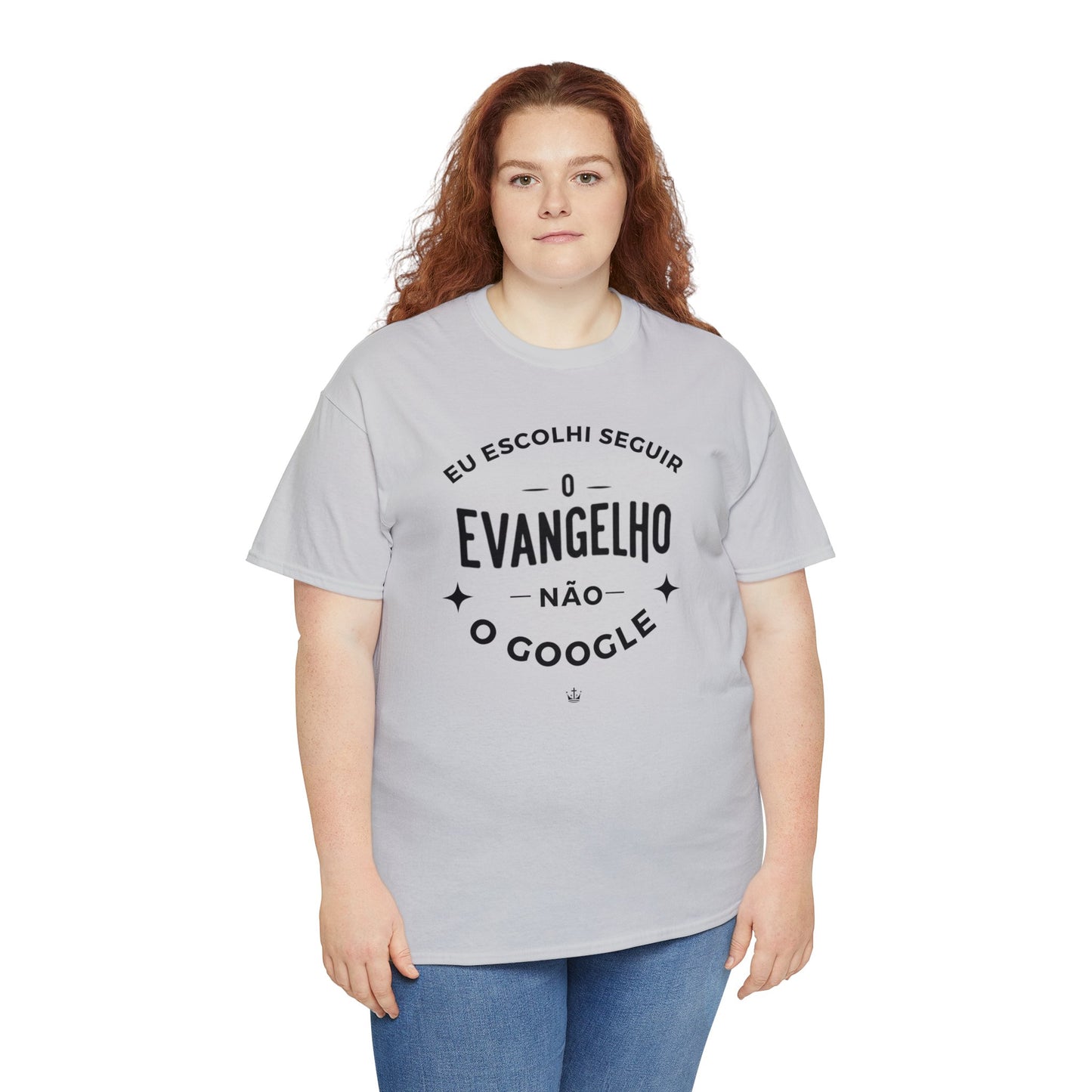 Camiseta Unissex Estampa Preta - Eu Resolvi Seguir O Evangelho