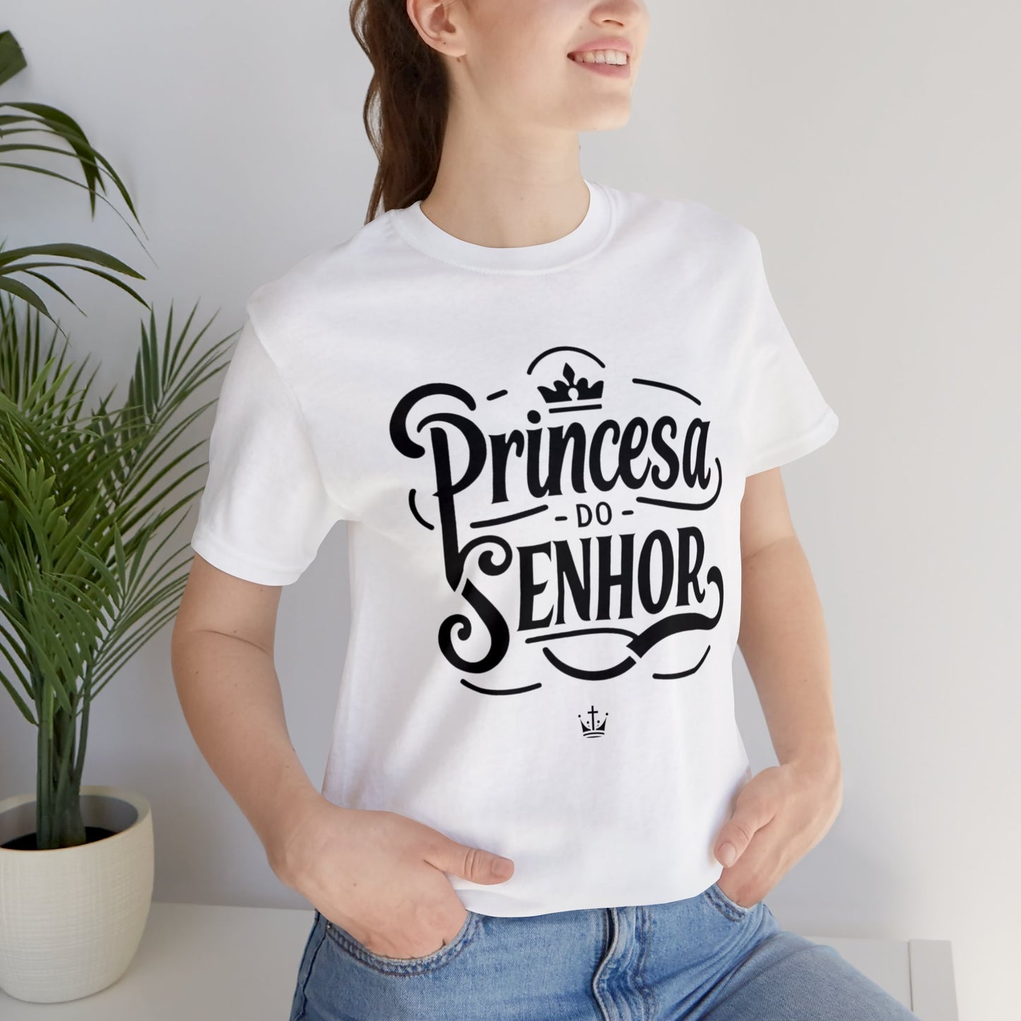 Camiseta Estampa Preta - Princesa do Senhor