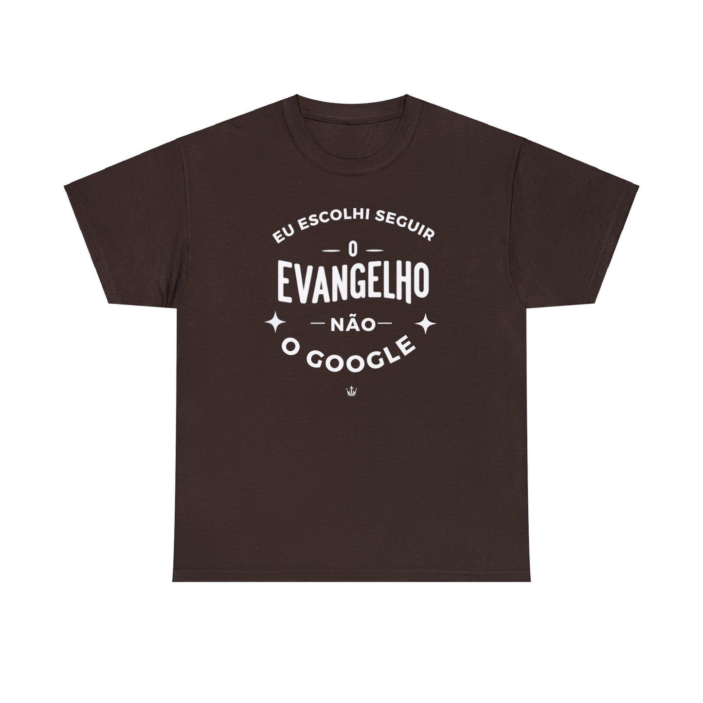 Camiseta Unissex Estampa Branca - Eu Resolvi Seguir O Evangelho