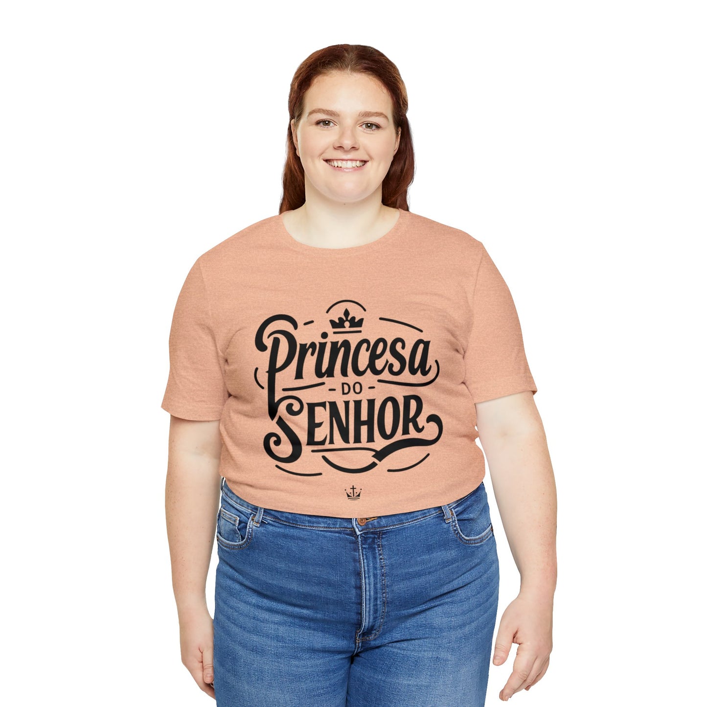 Camiseta Estampa Preta - Princesa do Senhor