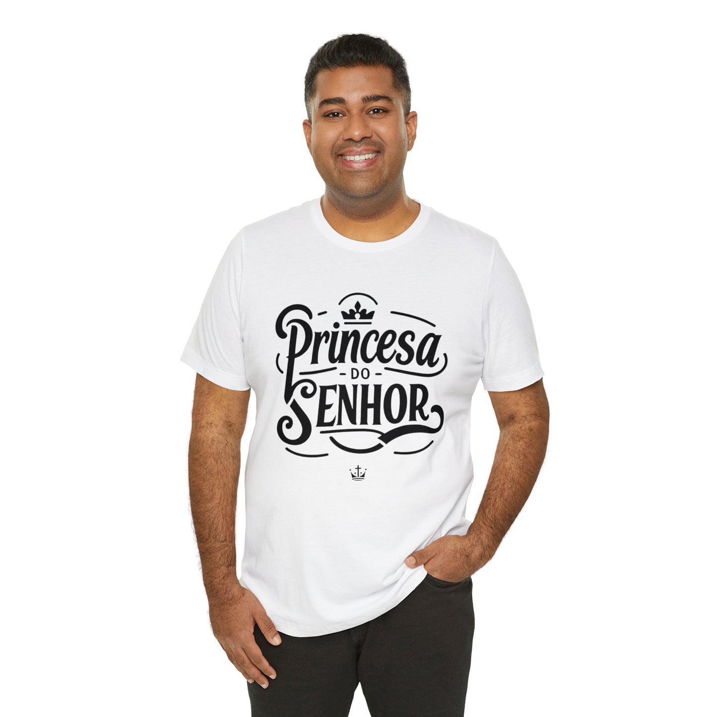 Camiseta Estampa Preta - Princesa do Senhor