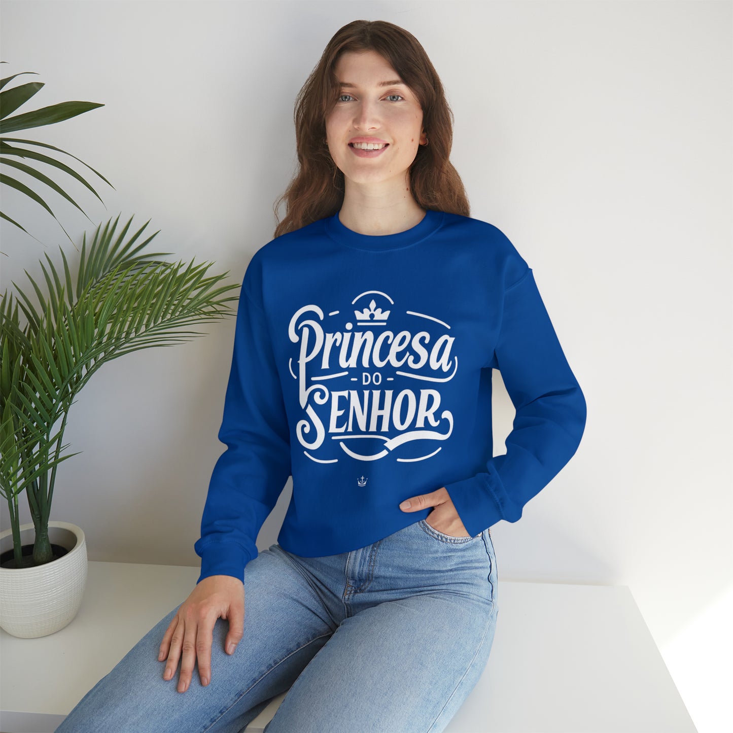 Suéter Estampa Branca - Princesa do Senhor