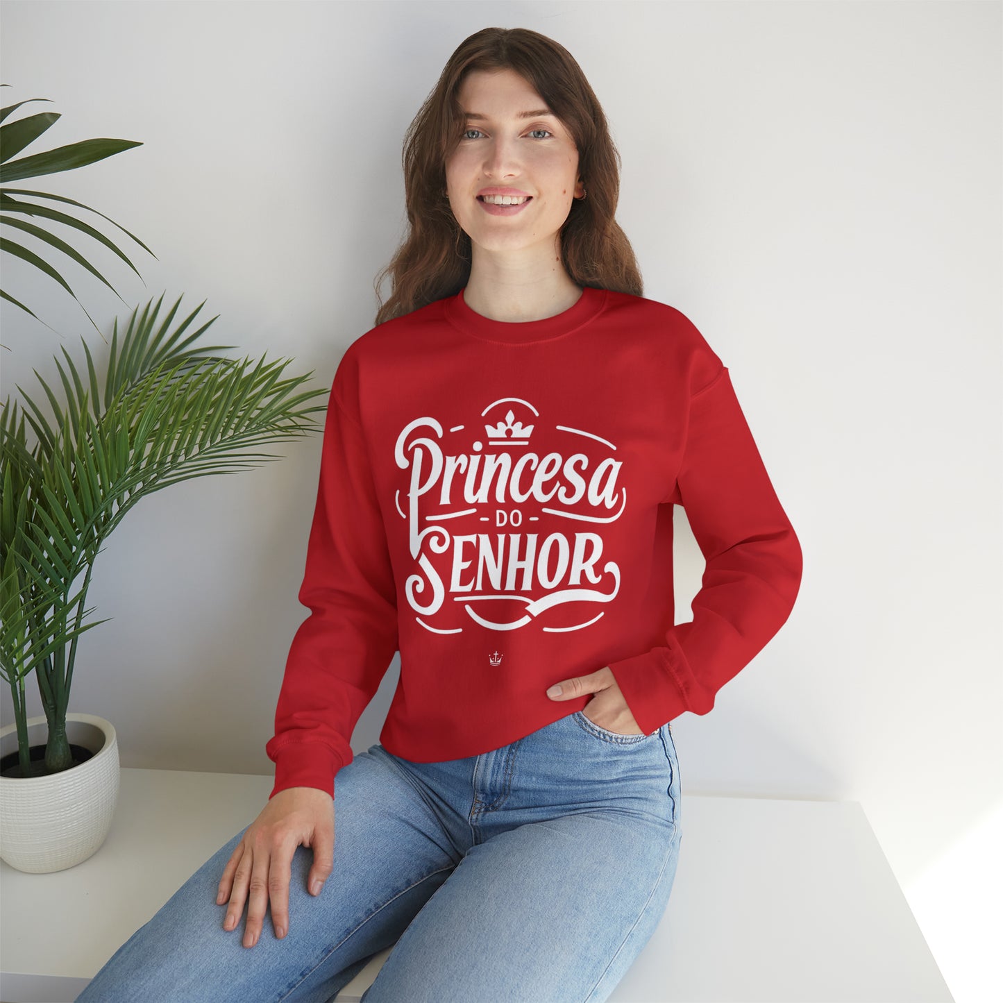 Suéter Estampa Branca - Princesa do Senhor