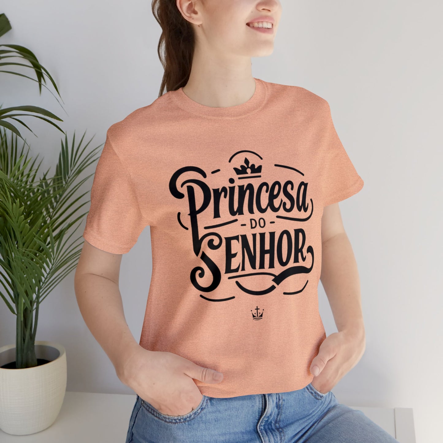 Camiseta Estampa Preta - Princesa do Senhor