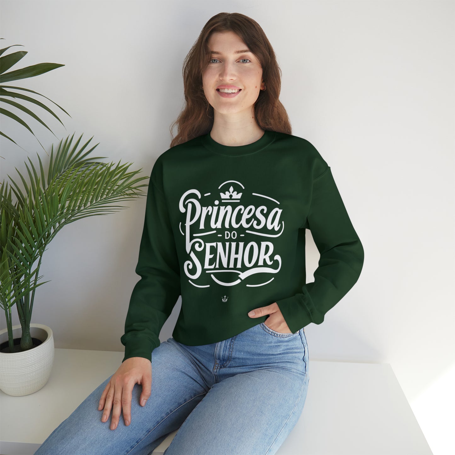 Suéter Estampa Branca - Princesa do Senhor