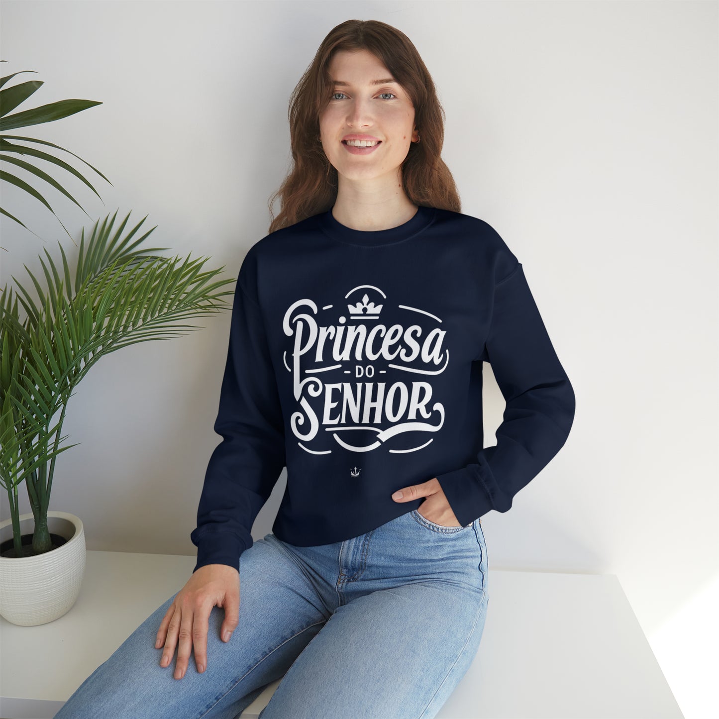 Suéter Estampa Branca - Princesa do Senhor